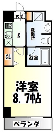 川内駅 徒歩17分 6階の物件間取画像